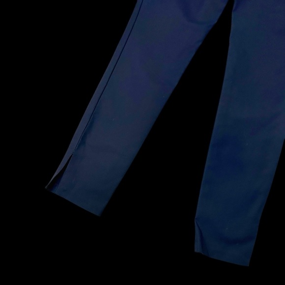 Club Monaco ‘Aveena’ Polished Zip-Pocket Side-Slit Pant in “Aviator Navy” Size 2 - Picture 16 of 16